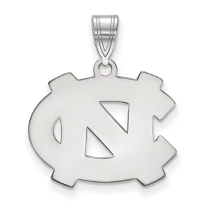 10K White Gold University of North Carolina Medium Pendant