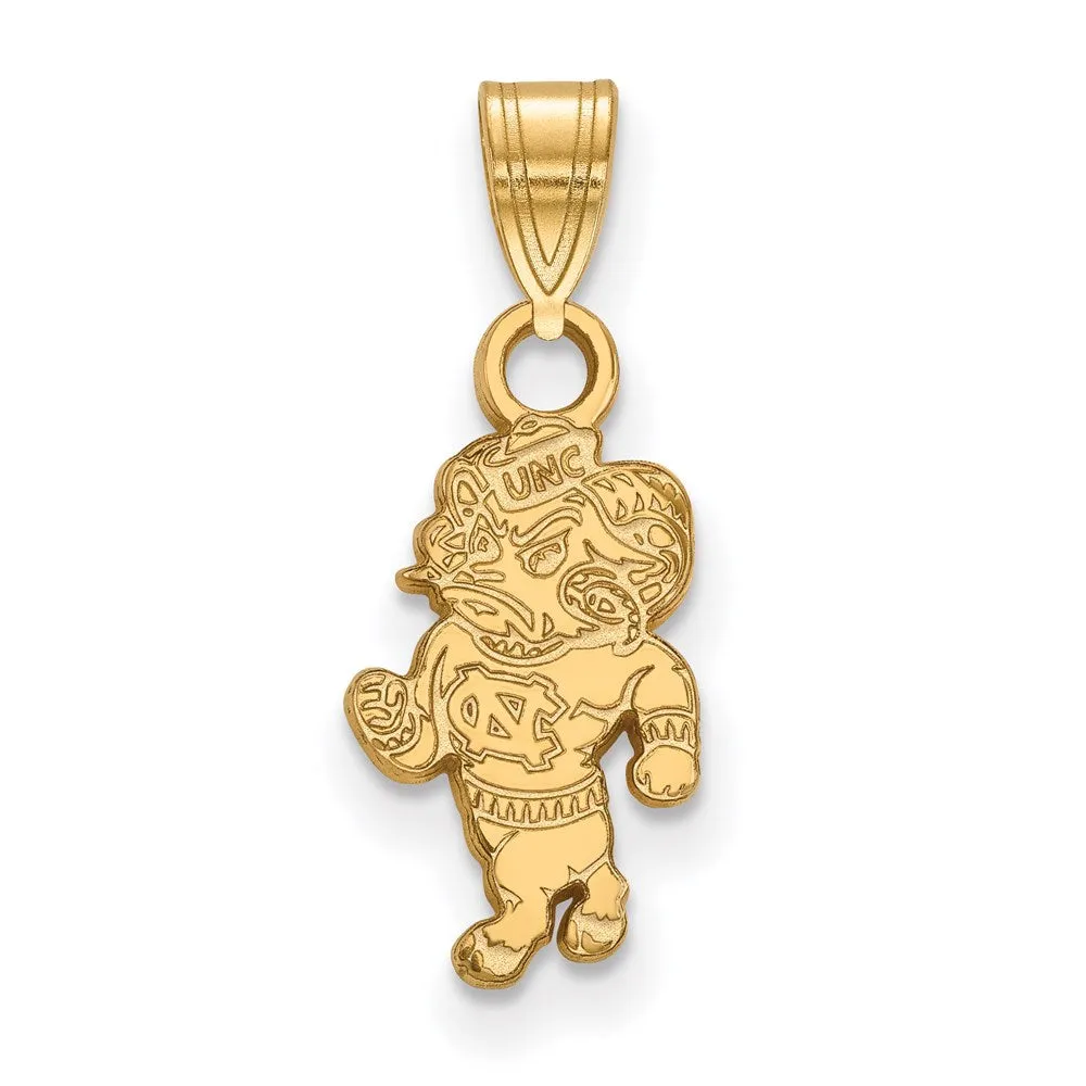 10K Yellow Gold University of North Carolina Small Pendant