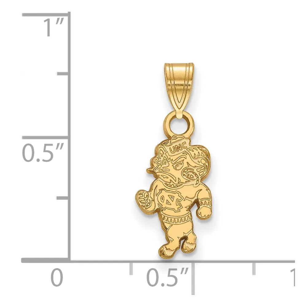 10K Yellow Gold University of North Carolina Small Pendant