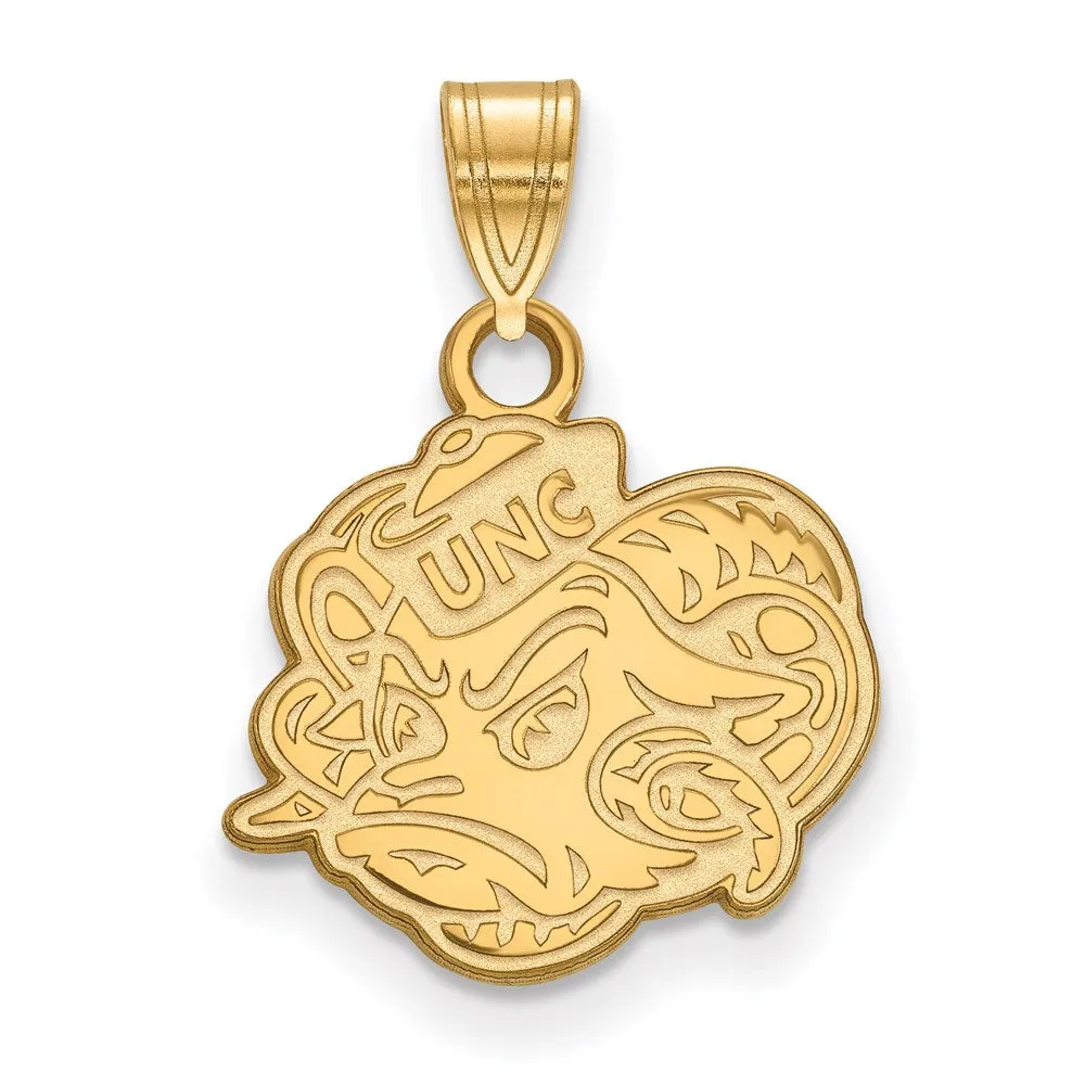 10K Yellow Gold University of North Carolina Small Pendant