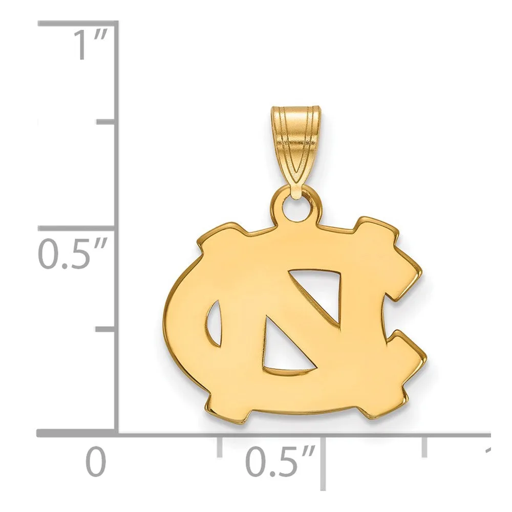 10K Yellow Gold University of North Carolina Small Pendant