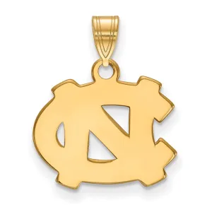 10K Yellow Gold University of North Carolina Small Pendant