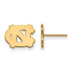 10K Yellow Gold University of North Carolina XS Post Earrings