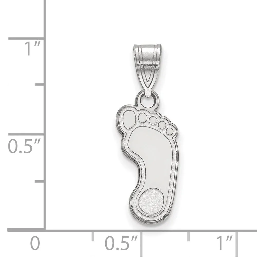 14K White Gold University of North Carolina Medium Pendant