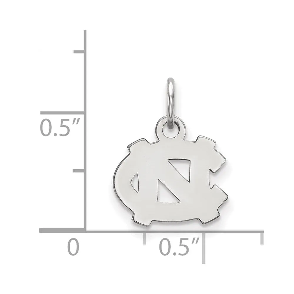 14K White Gold University of North Carolina XS Pendant