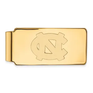 14K Yellow Gold University of North Carolina Money Clip