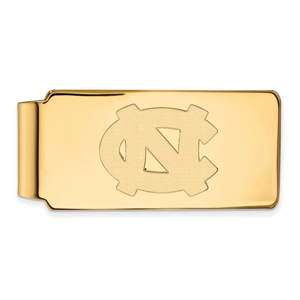 14K Yellow Gold University of North Carolina Money Clip