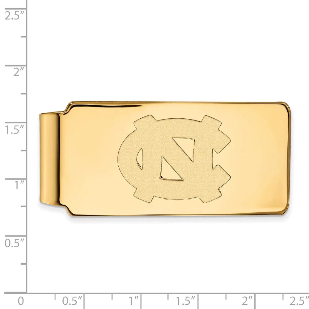 14K Yellow Gold University of North Carolina Money Clip