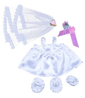 8" Bride W/ Veil & Bouquet