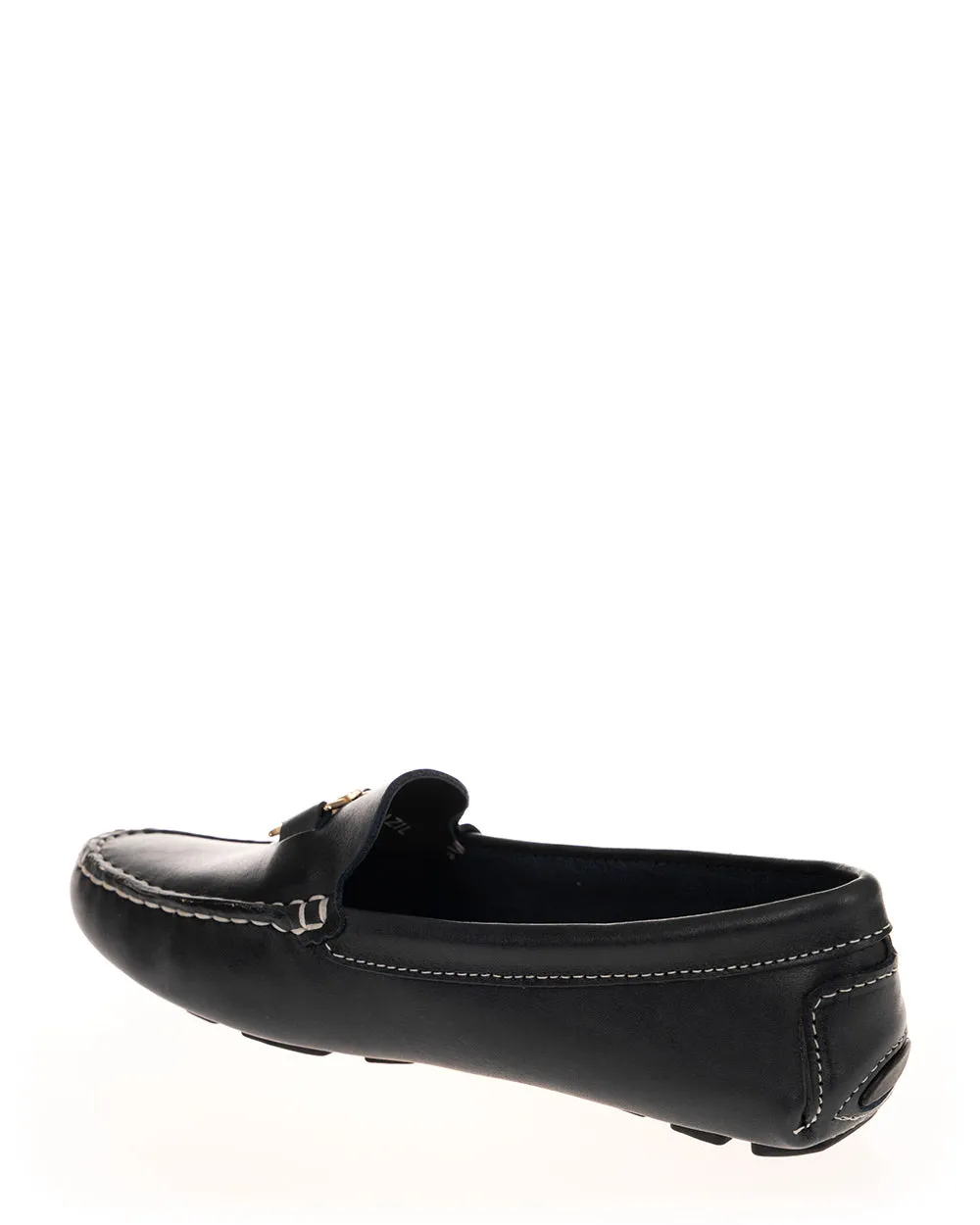 Andacco 3389 Navy Leather Casual Moccasins