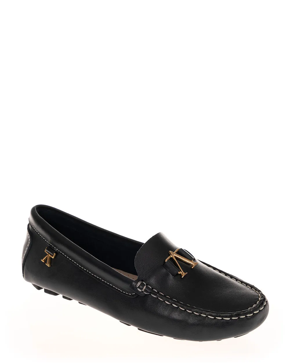 Andacco 3389 Navy Leather Casual Moccasins