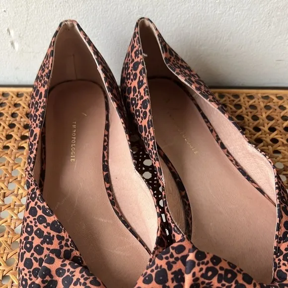 Anthropologie Cheetah Point Flats