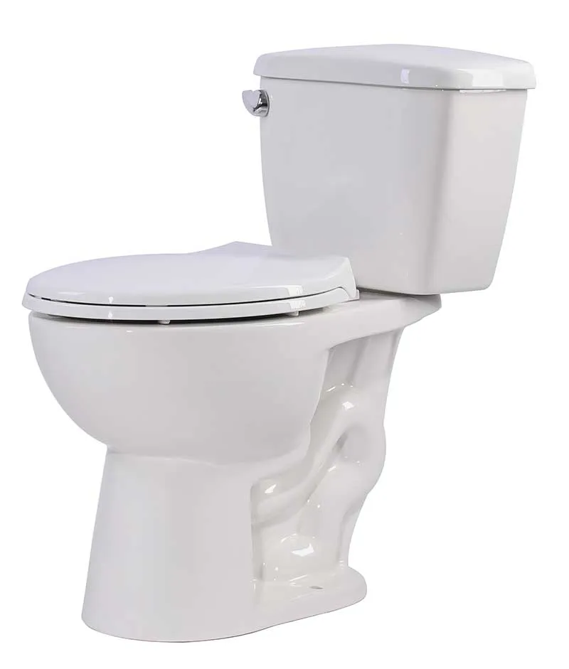 Anzzi Talyah 71 in. Acrylic Soaking Bathtub with Havasu Faucet and Cavalier 1.28 GPF Toilet