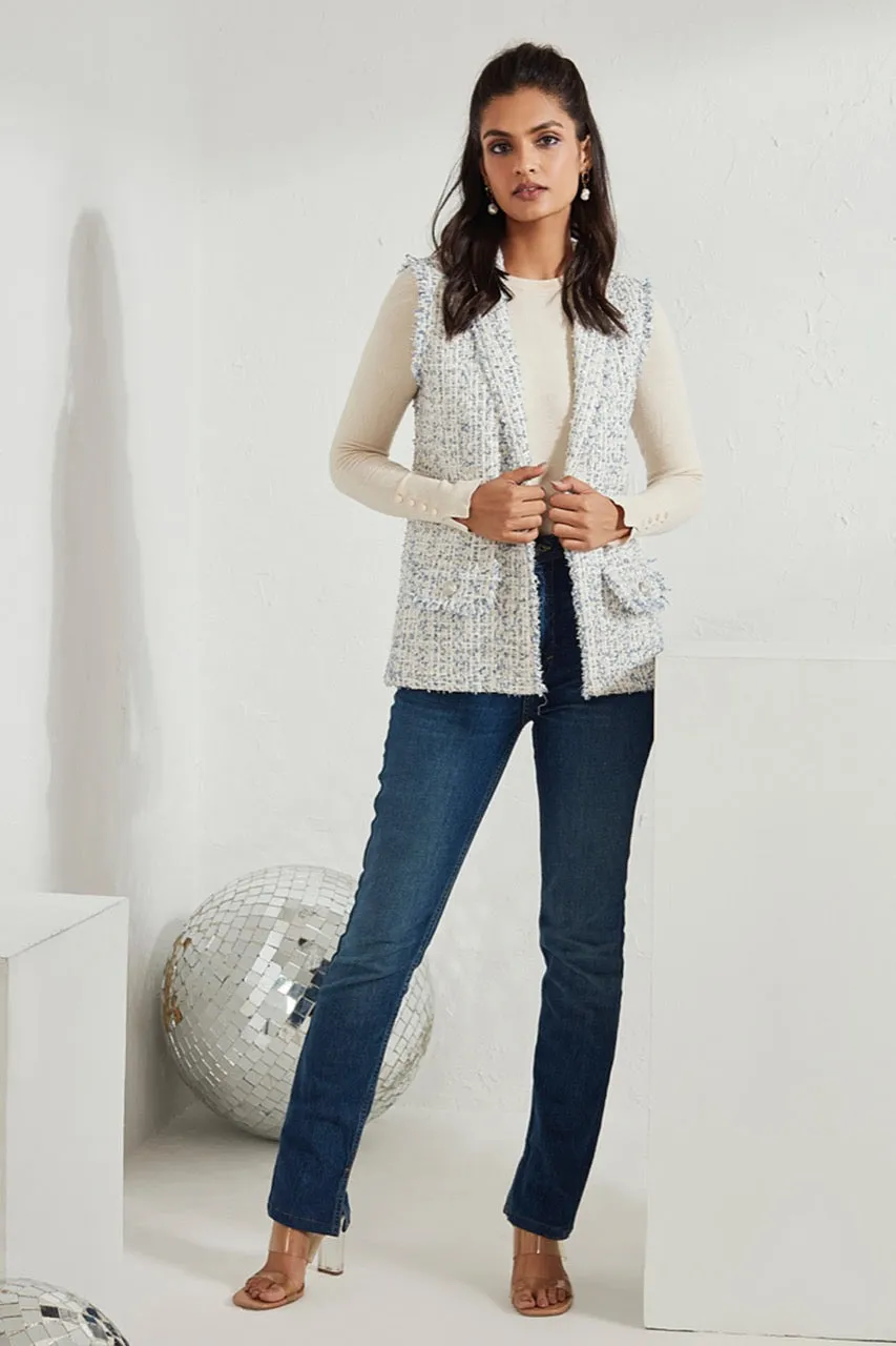 Ashen Sleeveless Jacket