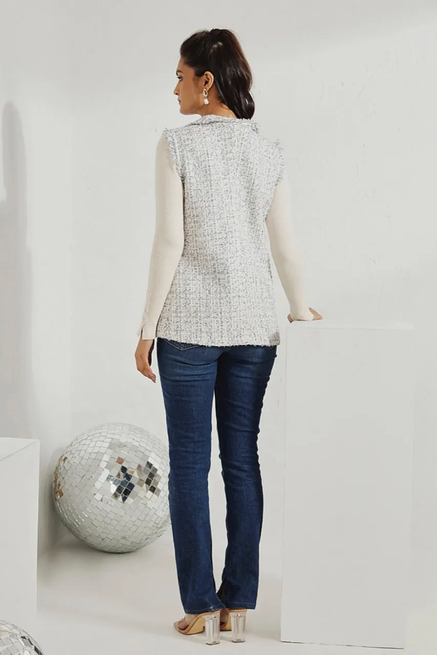 Ashen Sleeveless Jacket
