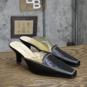 Bandolino Womens Vintage Contrast Stitch Heels 1673ec5b75fb47 Black 5.5M