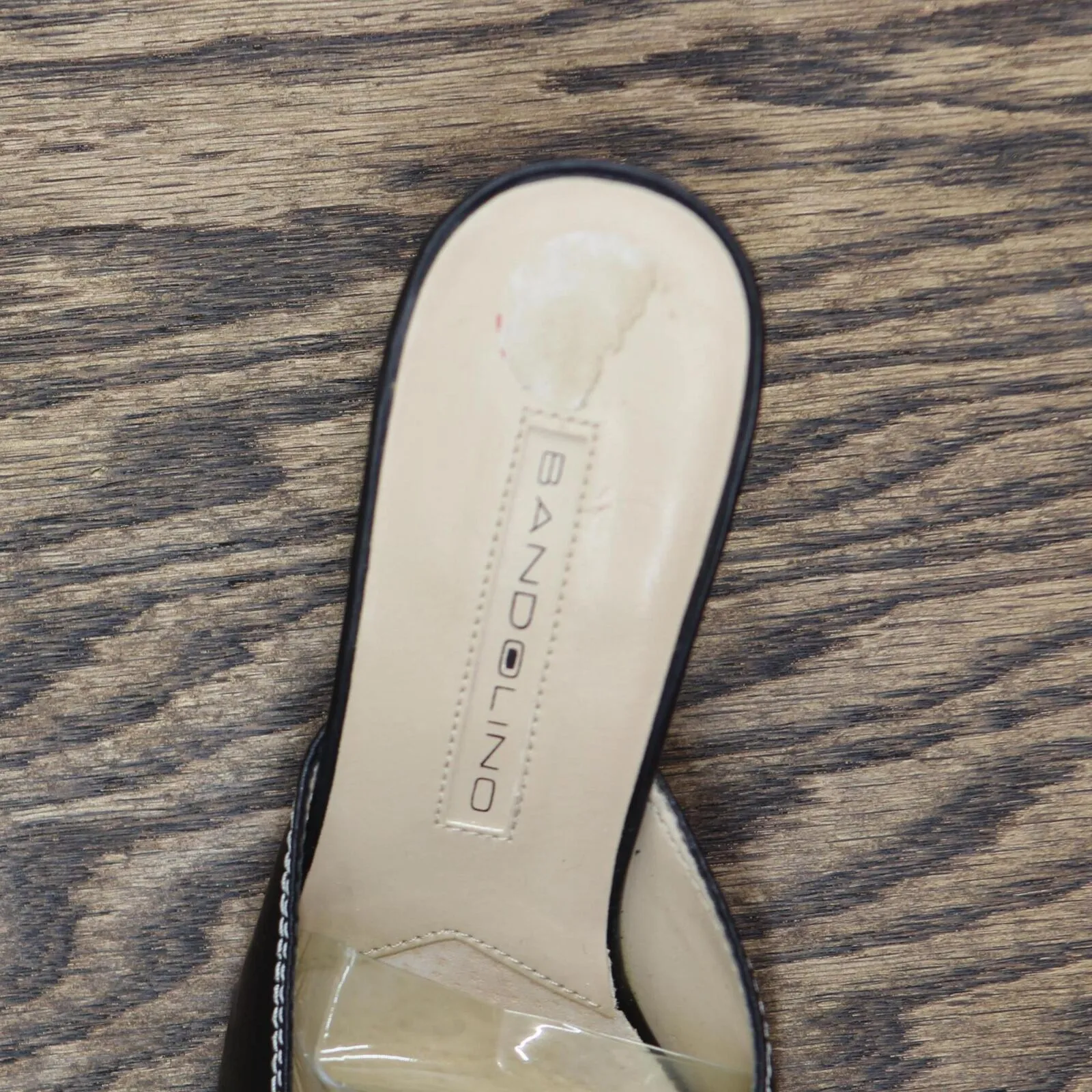 Bandolino Womens Vintage Contrast Stitch Heels 1673ec5b75fb47 Black 5.5M