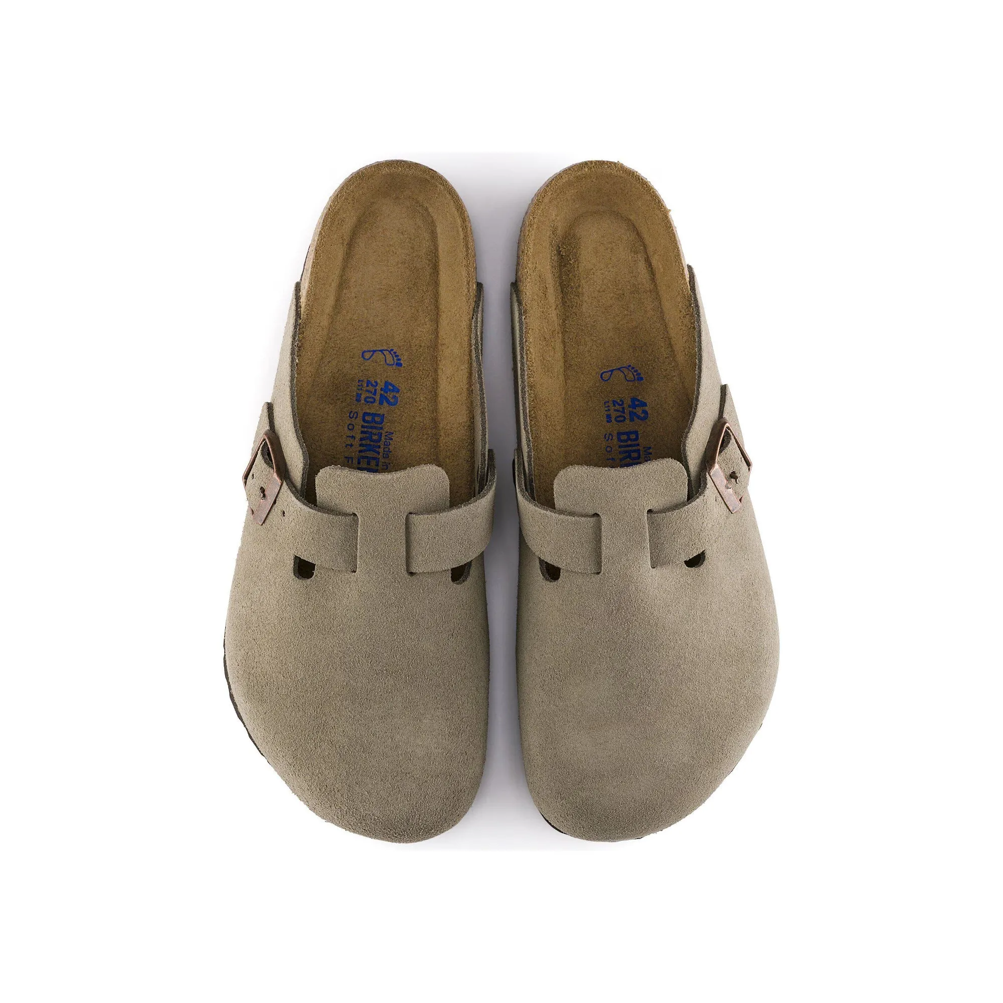 Birkenstock Mens Boston Soft Footbed Slippers (Narrow)