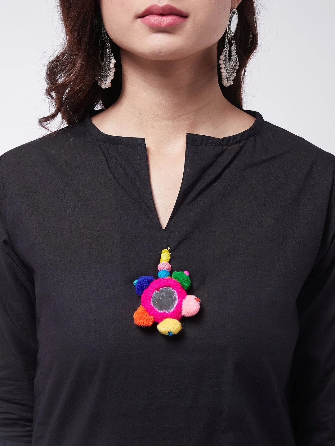 Black Kurta Set With Dupatta