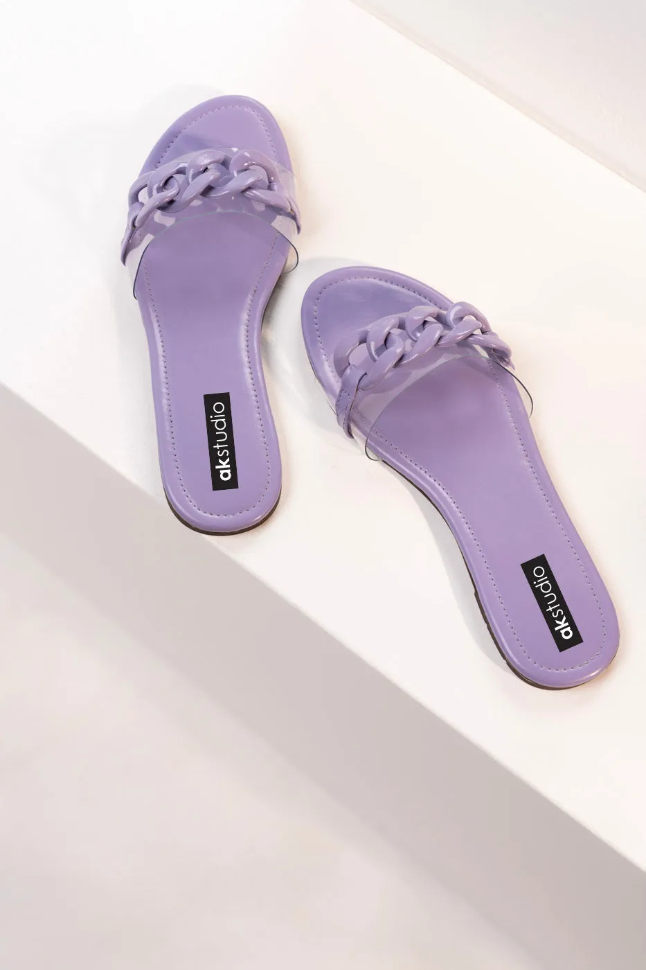 Chain Embellished Flats