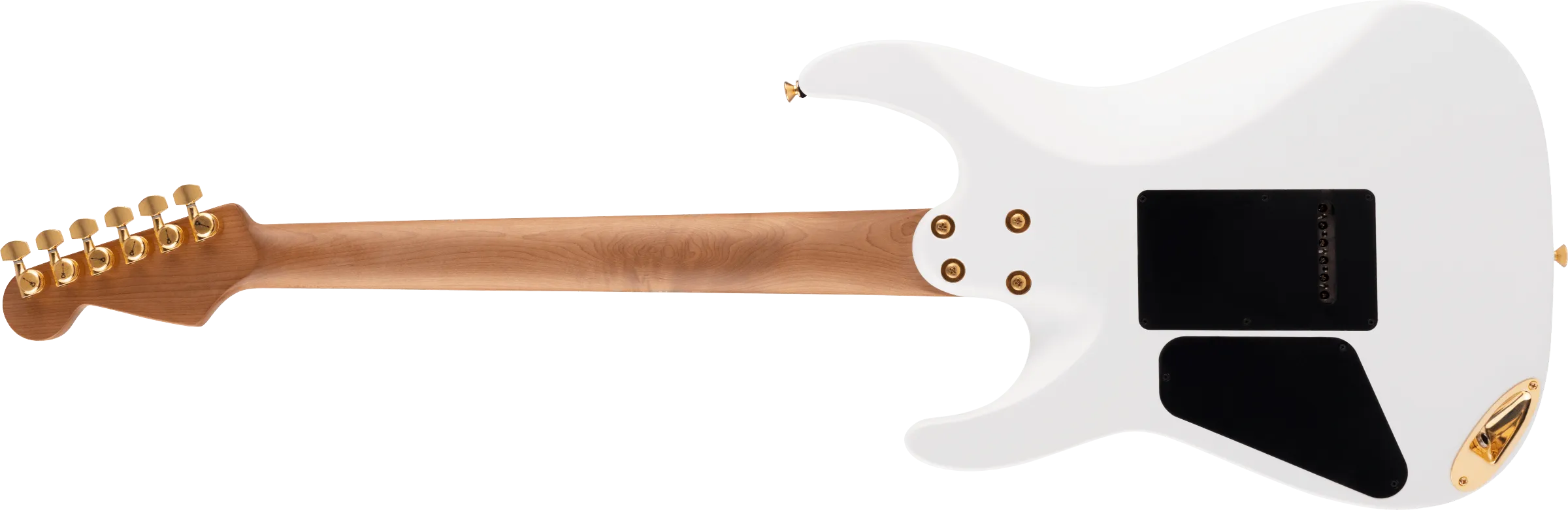 Charvel Pro-Mod DK24 HSS 2PT CM, Caramelized Maple Fingerboard, Snow White 2969413576