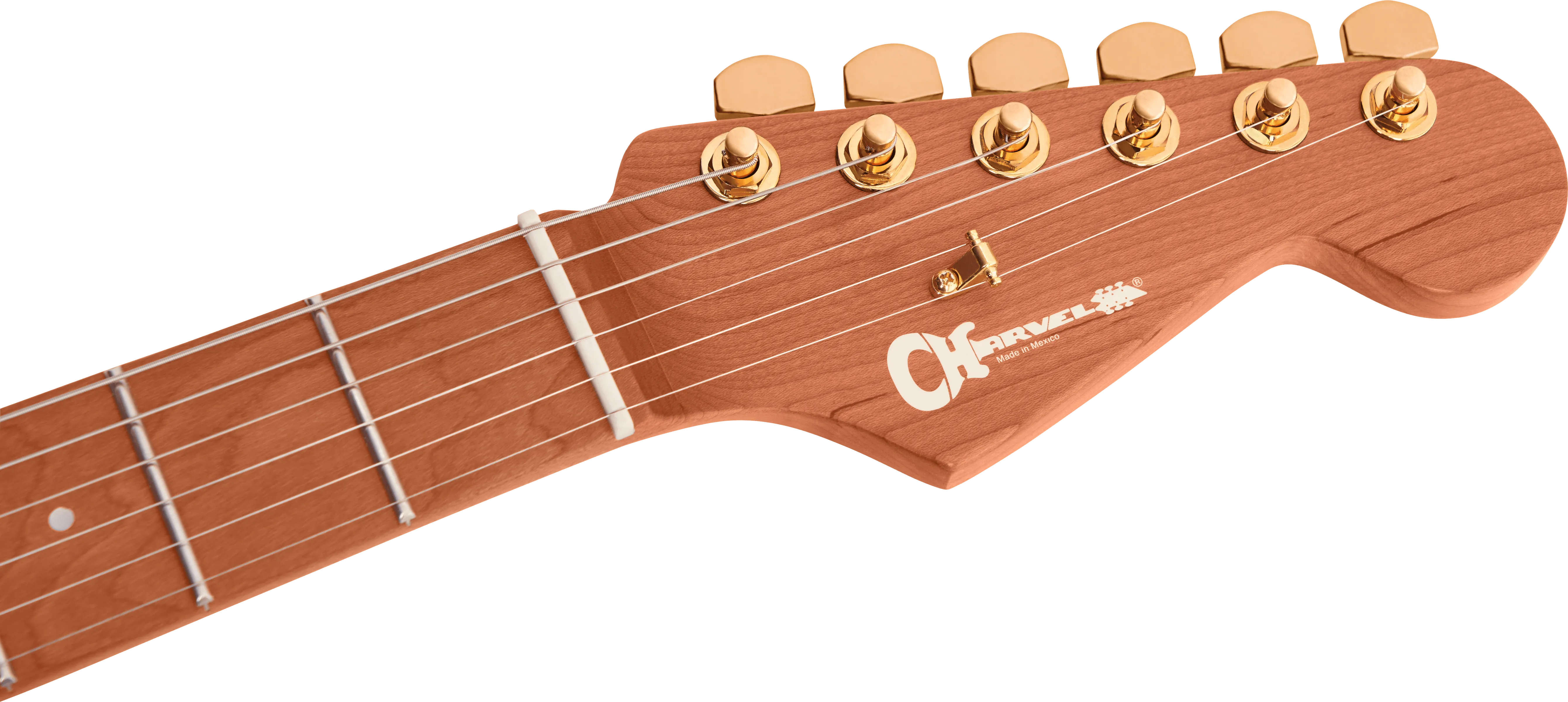 Charvel Pro-Mod DK24 HSS 2PT CM, Caramelized Maple Fingerboard, Snow White 2969413576