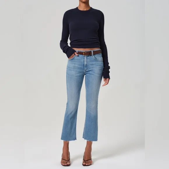 Citizens of Humanity Women’s Isola Mid Rise Cropped Bootcut Jeans- Size 27