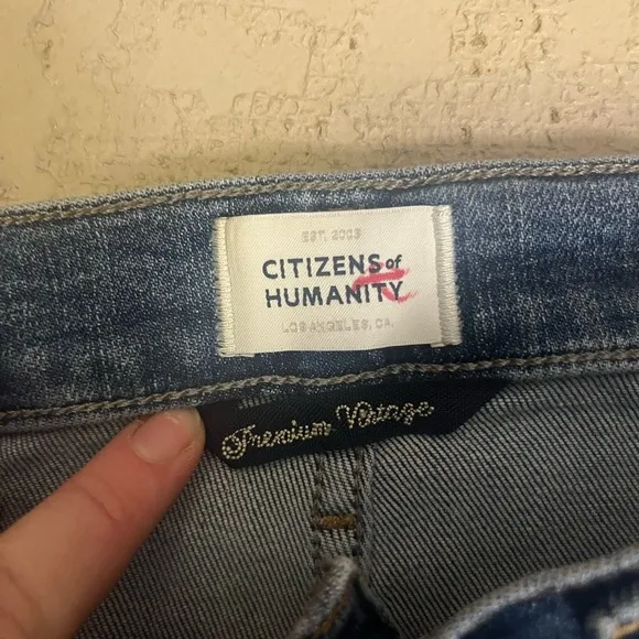 Citizens of Humanity Women’s Isola Mid Rise Cropped Bootcut Jeans- Size 27
