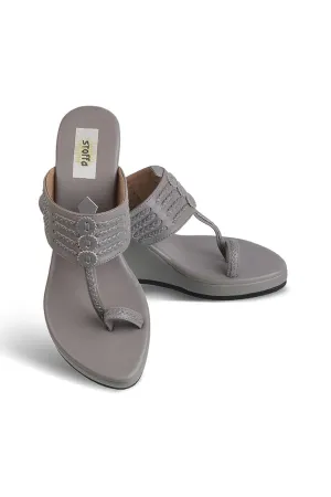 Classic High K Wedge Dark Grey