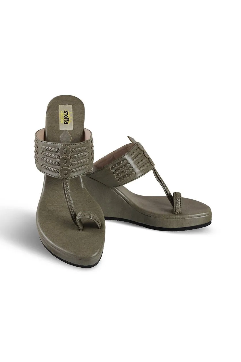 Classic High K Wedge Dark Grey