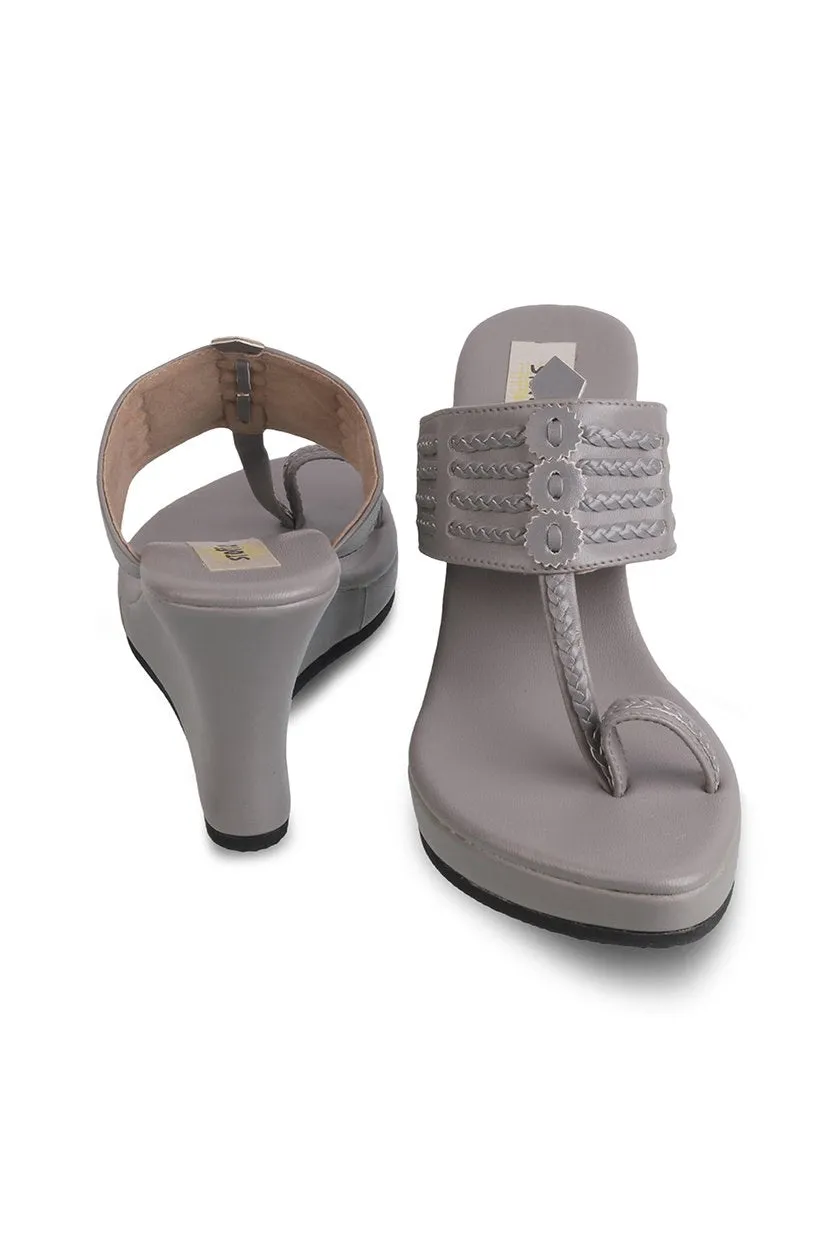 Classic High K Wedge Dark Grey