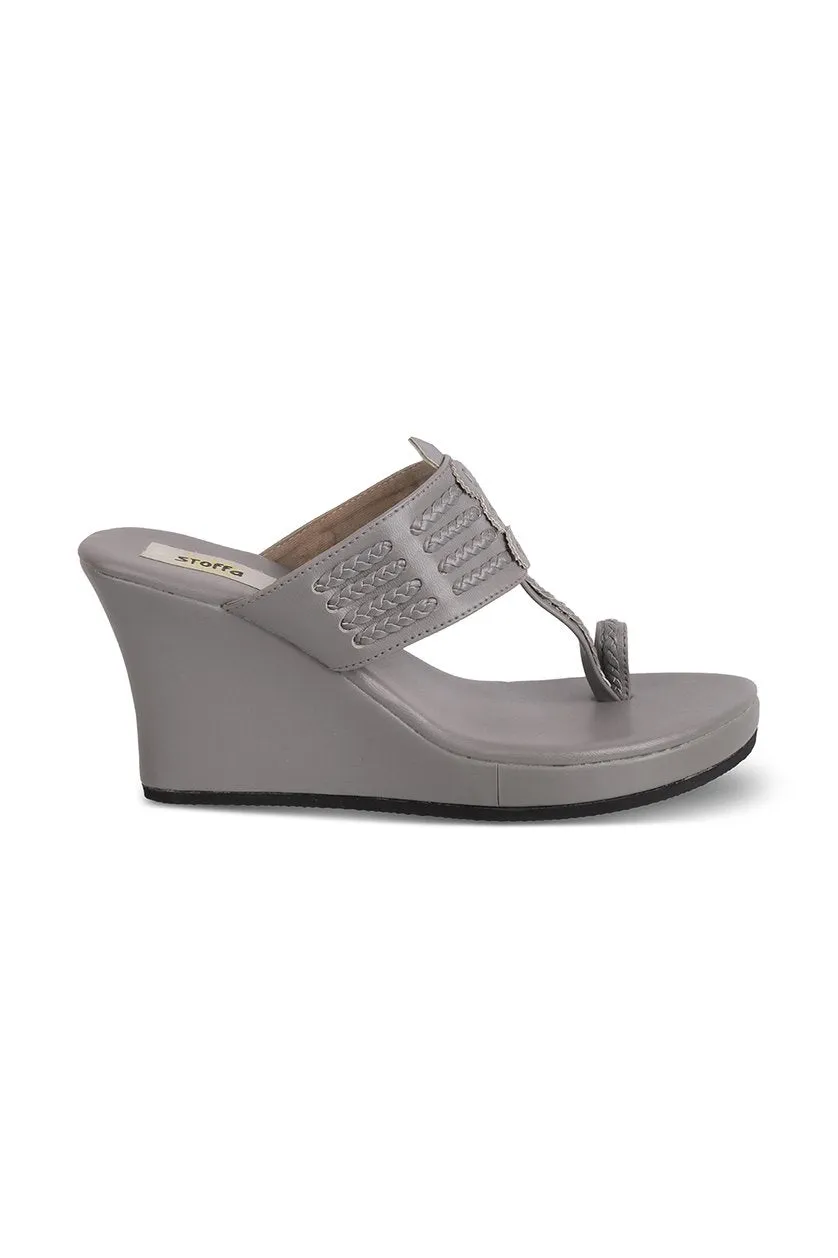 Classic High K Wedge Dark Grey