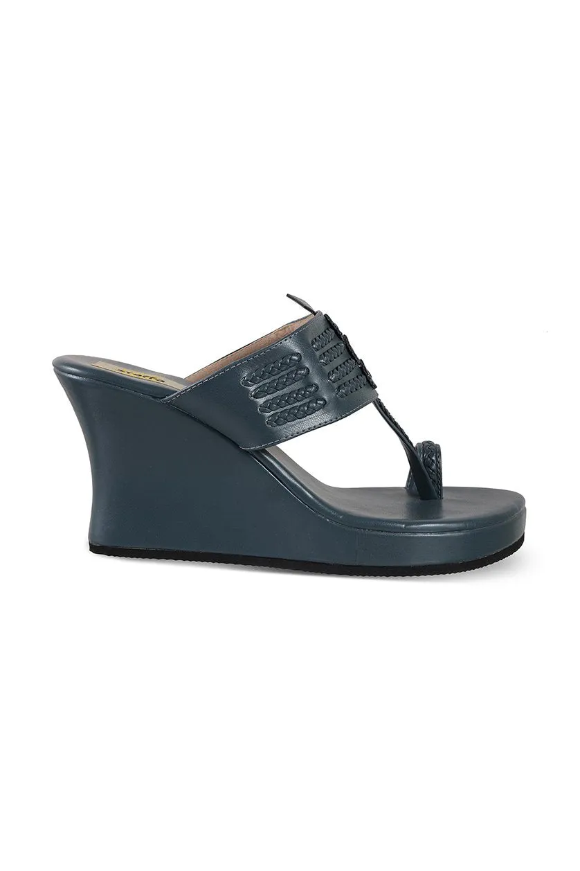 Classic High K Wedge Dark Grey