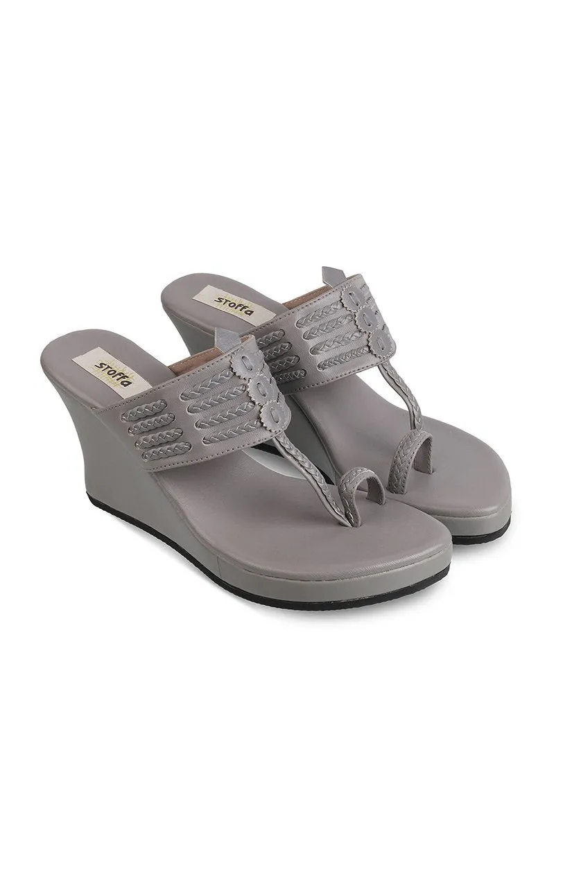 Classic High K Wedge Dark Grey