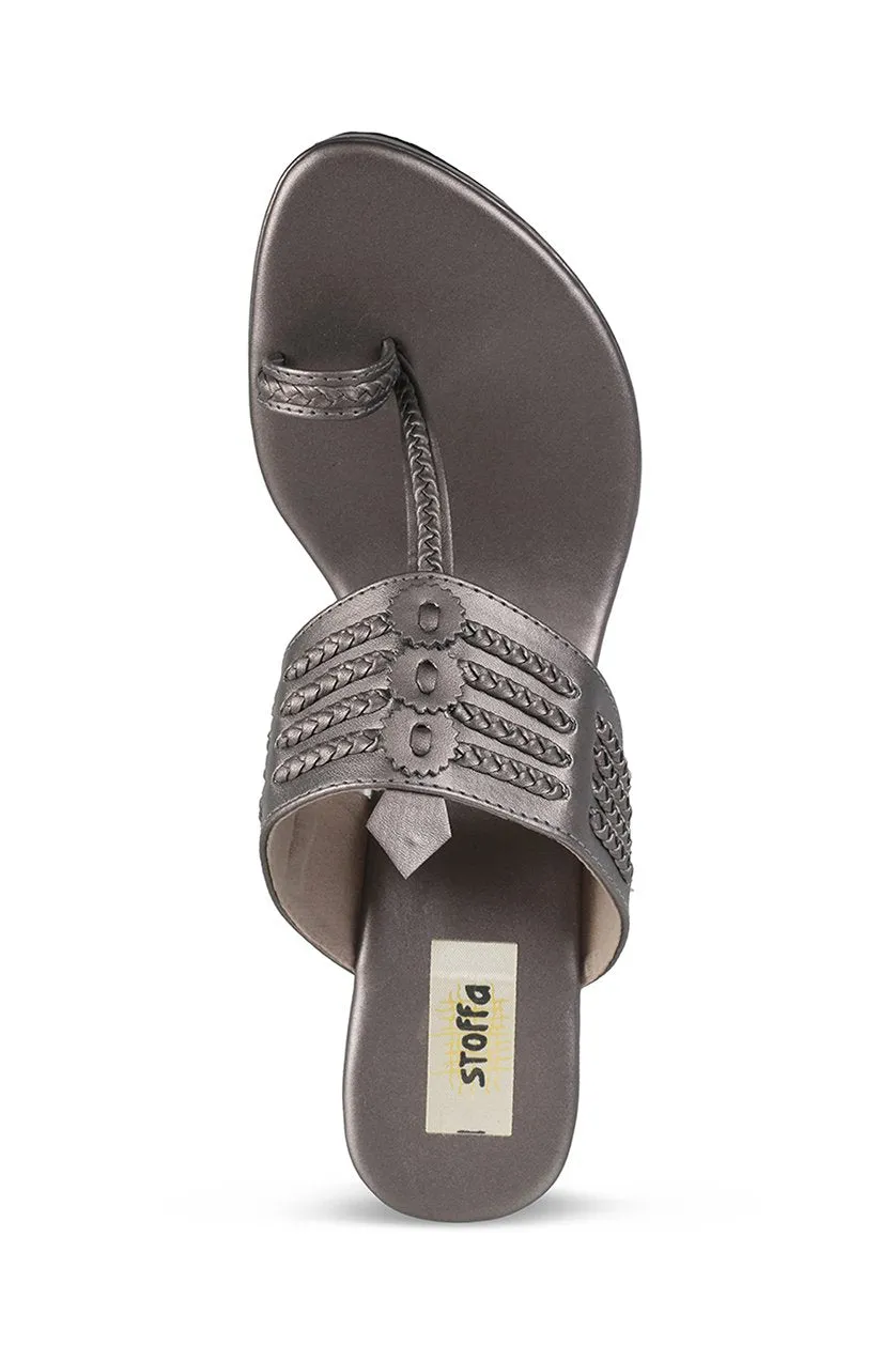 Classic High K Wedge Dark Grey