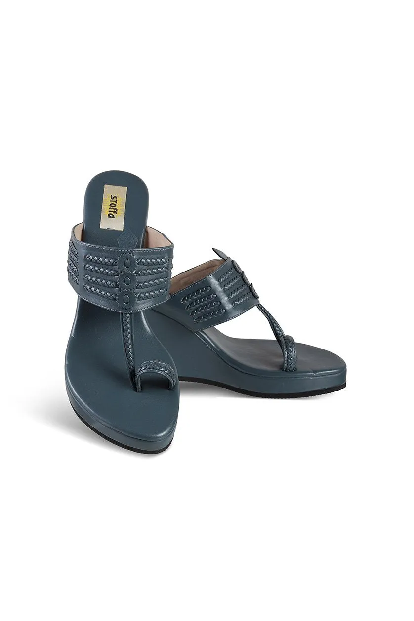 Classic High K Wedge Dark Grey