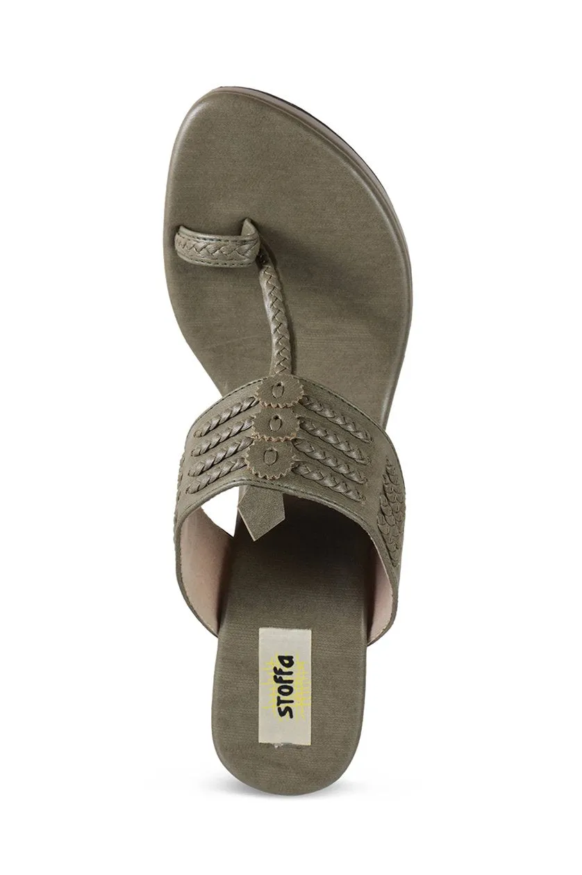 Classic High K Wedge Dark Grey