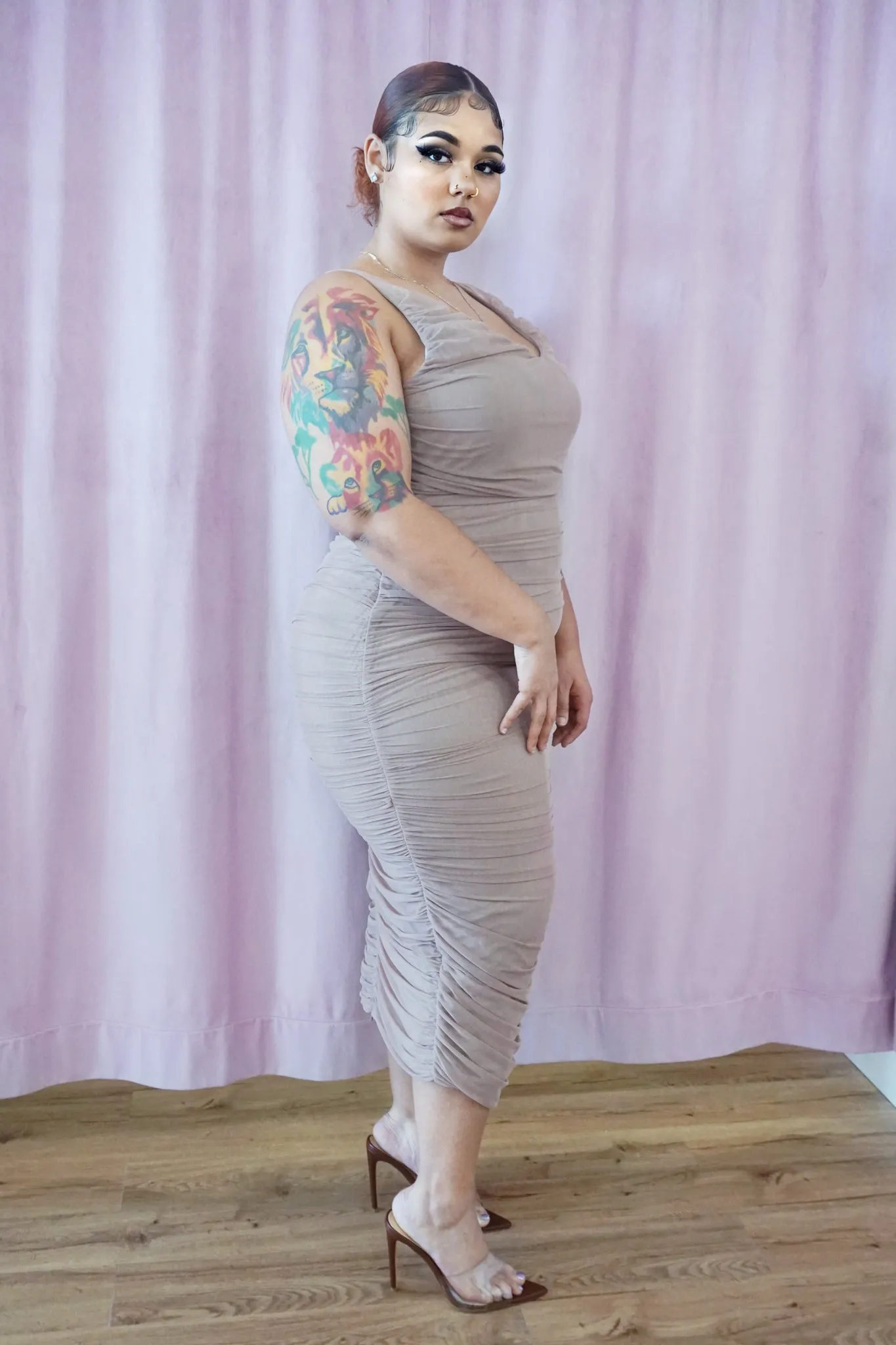 Come Alive Dress - Mocha - Final sale