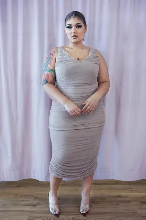 Come Alive Dress - Mocha - Final sale