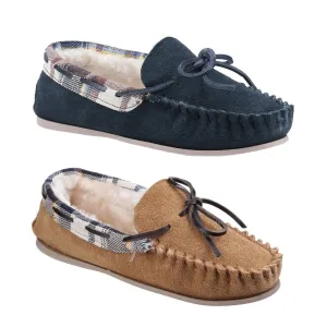 Cotswold Kilkenny Ladies Slip On Moccasin Slippers
