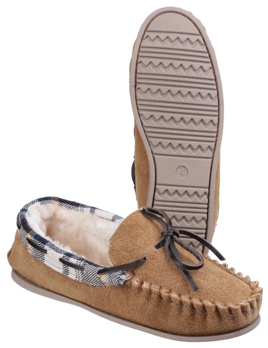 Cotswold Kilkenny Ladies Slip On Moccasin Slippers