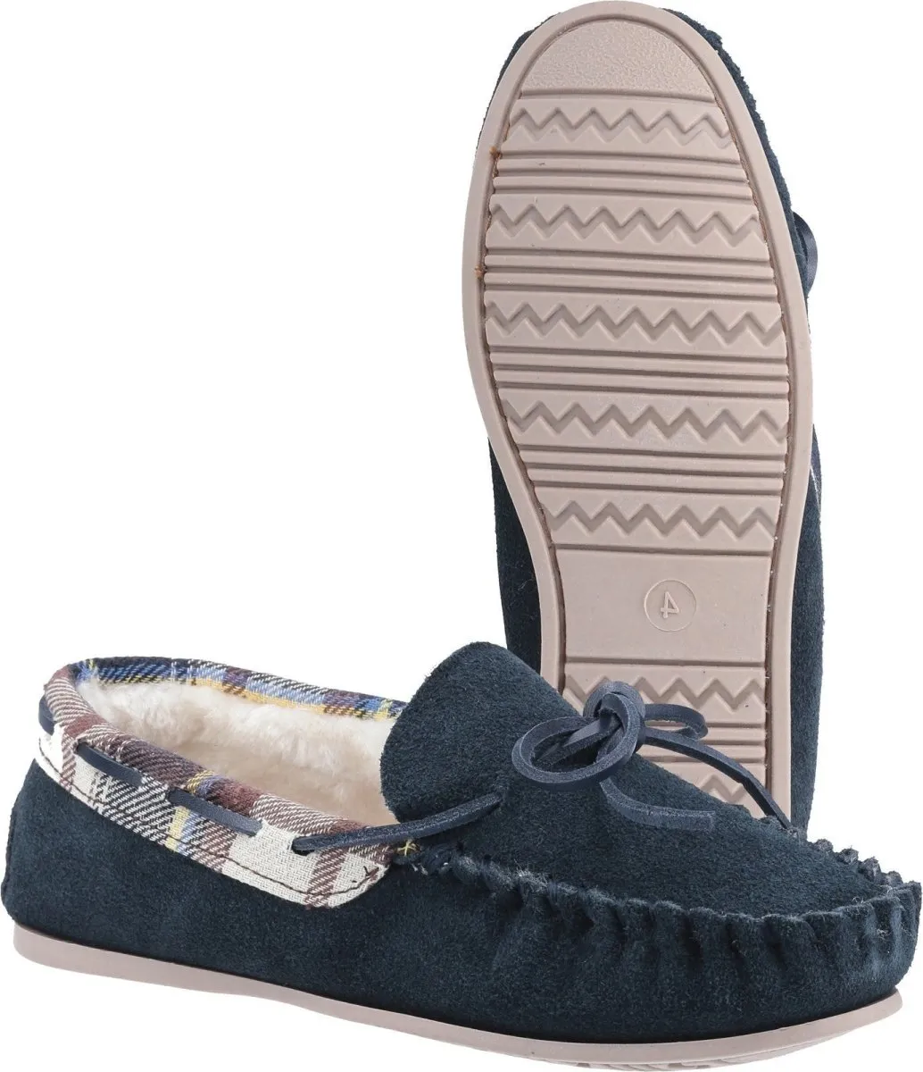 Cotswold Kilkenny Ladies Slip On Moccasin Slippers