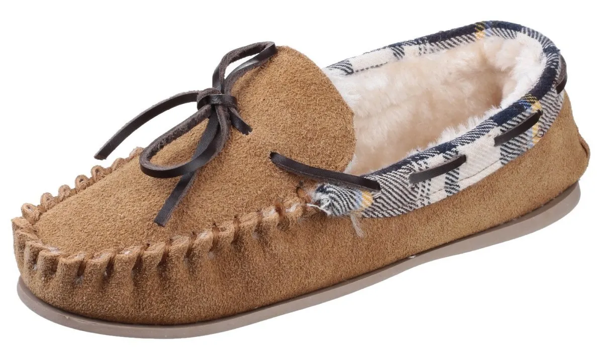 Cotswold Kilkenny Ladies Slip On Moccasin Slippers