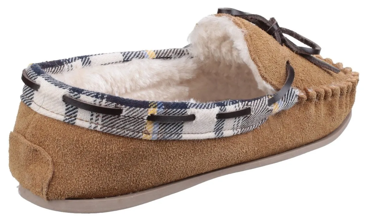 Cotswold Kilkenny Ladies Slip On Moccasin Slippers