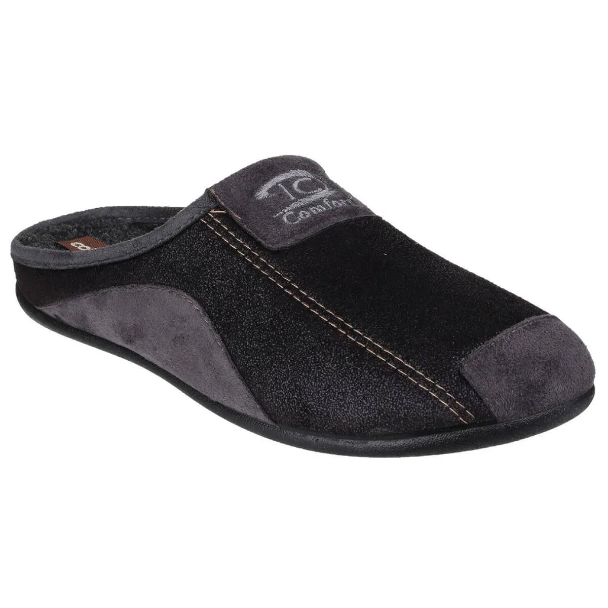 Cotswold Westwell Mens Suede Loafer Mule Slippers