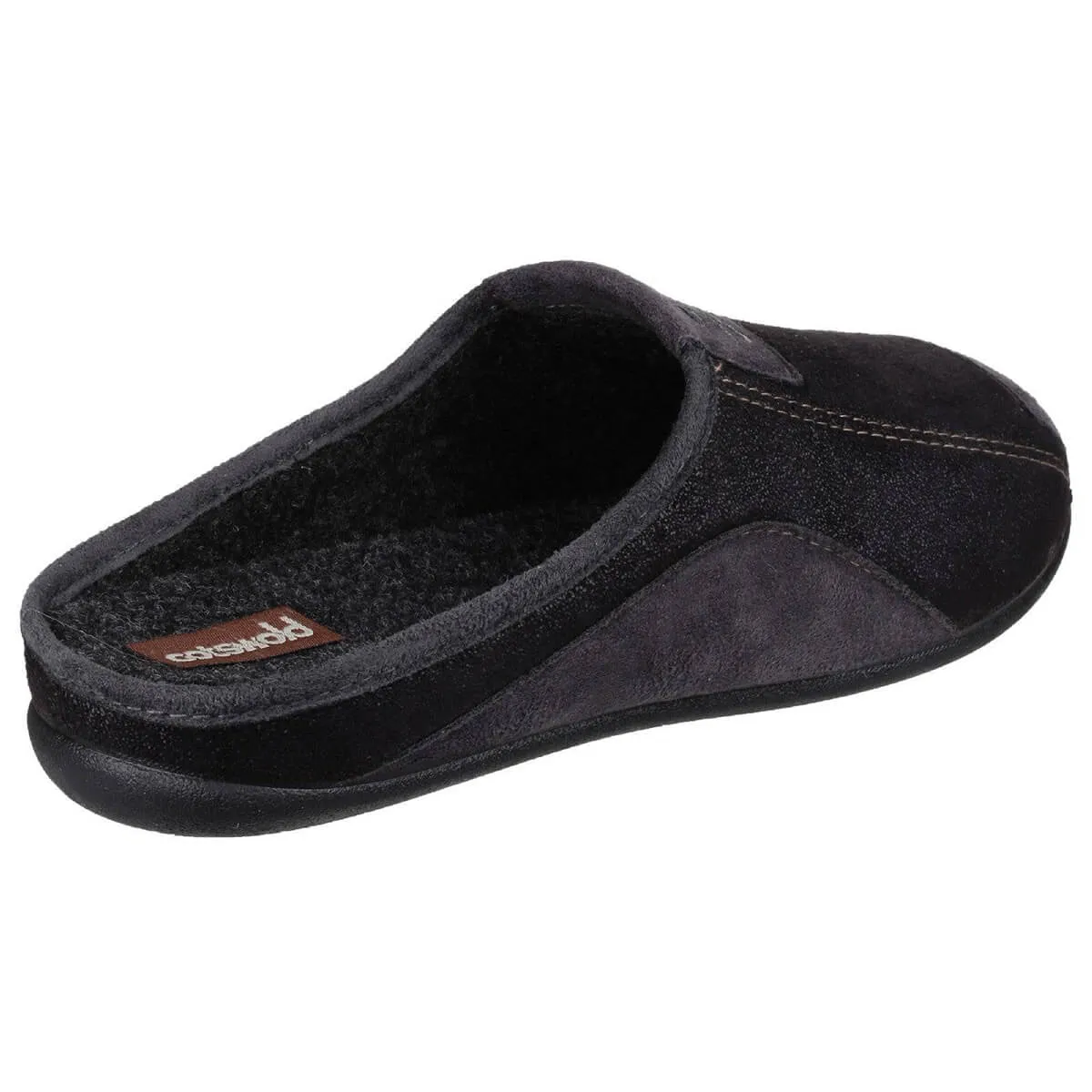 Cotswold Westwell Mens Suede Loafer Mule Slippers