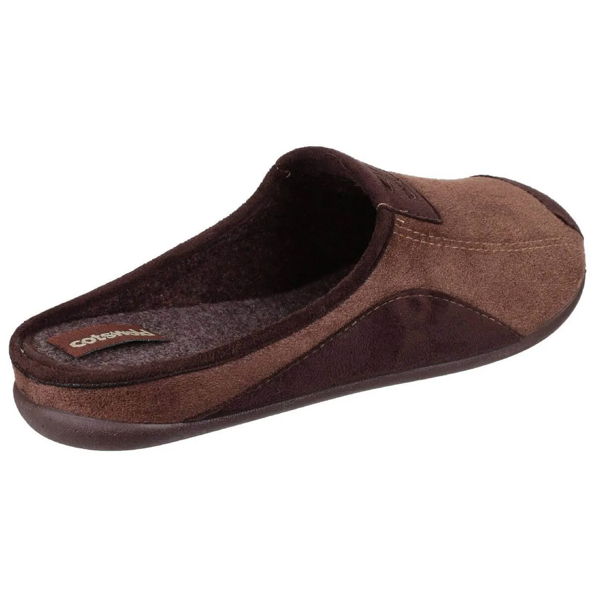 Cotswold Westwell Mens Suede Loafer Mule Slippers