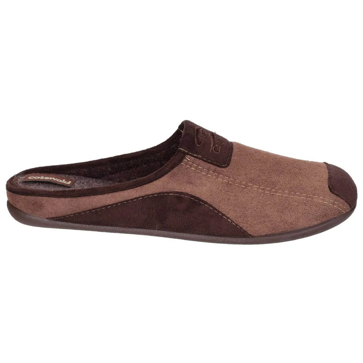 Cotswold Westwell Mens Suede Loafer Mule Slippers
