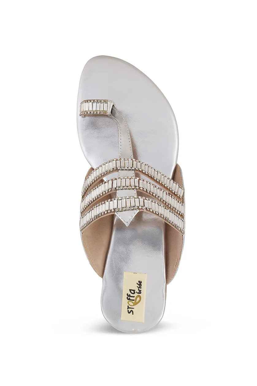Crystal K Flats Champagne
