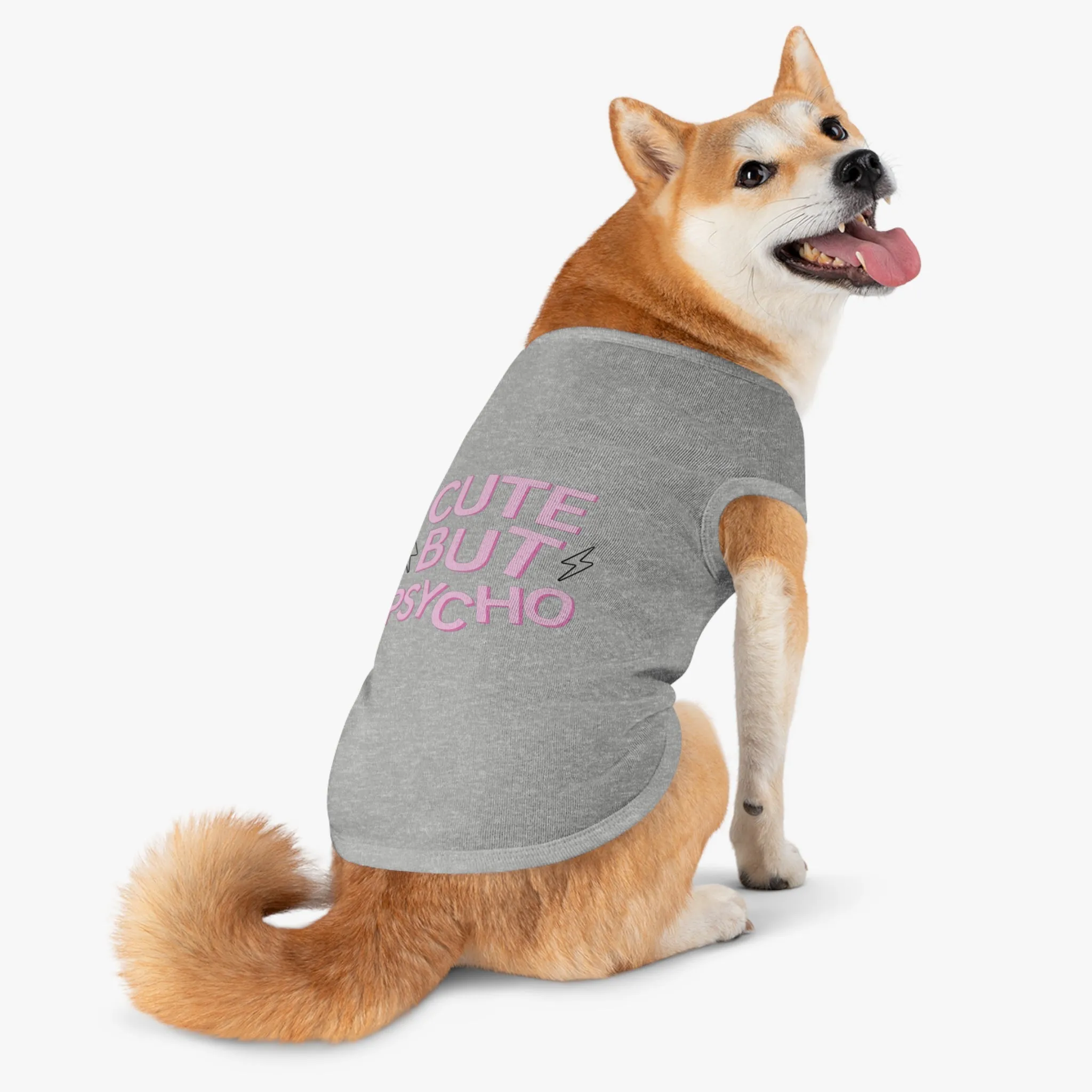 'Cute But Psycho' Pet Tank Top